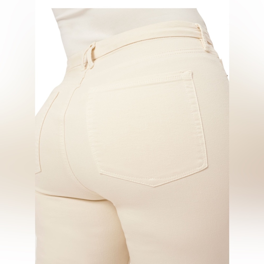 NWT GOOD AMERICAN Good Classic High-Rise Stretch Straight-Leg Jeans